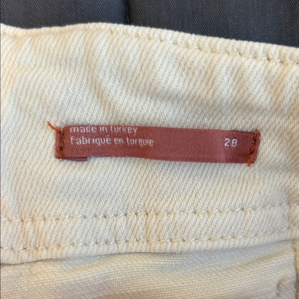 Pilcro Off-White Flare Jeans - Picture 8 of 12